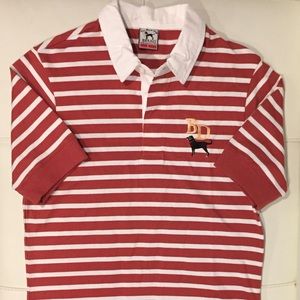 NWOT - Black Dog Half Sleeves Polo